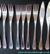 Load image into Gallery viewer, 1960s Robert Welch Alveston Silver Plate Forks
