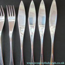 Load image into Gallery viewer, 1960s Robert Welch Alveston Silver Plate Forks
