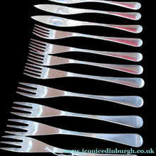 Load image into Gallery viewer, 1960s Robert Welch Alveston Silver Plate Forks
