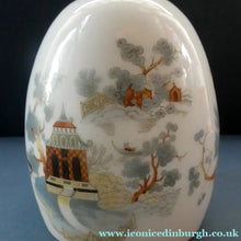 Load image into Gallery viewer, Vintage SINGLE Glass Shade. Opaque White Glass with Transfer Printed WILLOW PATTERN Design
