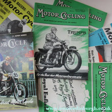 Load image into Gallery viewer, 1950s 1960s Vintage Motor Cycling Motor Cycle Magazine Job Lot
