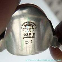Load image into Gallery viewer, Stylish GEORG JENSEN Sterling Silver Ring by Oscar Gundlach-Pedersen. No. 51
