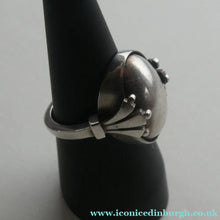 Load image into Gallery viewer, Stylish GEORG JENSEN Sterling Silver Ring by Oscar Gundlach-Pedersen. No. 51
