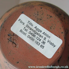 Load image into Gallery viewer, 1960s Swedish Art Pottery Bowl Agge Ahlin, Visby
