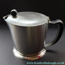Load image into Gallery viewer, Vintage SWEDISH GENSE 1950s Stainless Steel Squat Lidded Jug or Teapot (100 cl)
