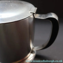 Load image into Gallery viewer, Vintage SWEDISH GENSE 1950s Stainless Steel Squat Lidded Jug or Teapot (100 cl)
