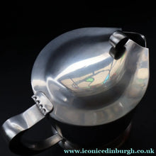 Load image into Gallery viewer, Vintage SWEDISH GENSE 1950s Stainless Steel Squat Lidded Jug or Teapot (100 cl)
