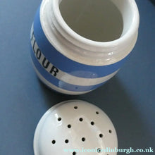 Load image into Gallery viewer, Vintage TG Green CORNISHWARE Flour Shaker Pot. Green Shield Mark
