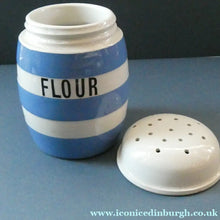 Load image into Gallery viewer, Vintage TG Green CORNISHWARE Flour Shaker Pot. Green Shield Mark
