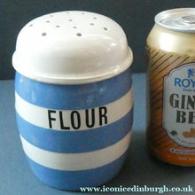 Load image into Gallery viewer, Vintage TG Green CORNISHWARE Flour Shaker Pot. Green Shield Mark
