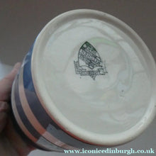 Load image into Gallery viewer, Vintage TG Green CORNISHWARE Lidded Storage Jar for CURRANTS: 5 Inches in Height. Black Shield Mark
