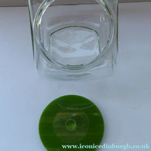 Load image into Gallery viewer, Three Large Clear Glass Storage or Sweetie Jars with Perspex Fitted Lids
