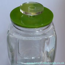 Load image into Gallery viewer, Three Large Clear Glass Storage or Sweetie Jars with Perspex Fitted Lids
