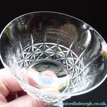 Load image into Gallery viewer, Vintage TUDOR Crystal Sherry or Liqueur Glass. SINGLE GLASS. 4 inches in height

