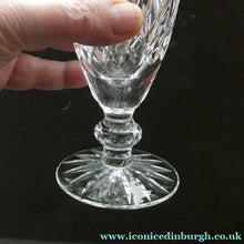 Load image into Gallery viewer, Vintage WATERFORD CRYSTAL "Boyne". PAIR of Large White Wine / Champagne Glasses
