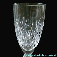 Load image into Gallery viewer, Vintage WATERFORD CRYSTAL "Boyne". PAIR of Large White Wine / Champagne Glasses
