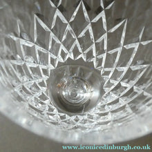 Load image into Gallery viewer, Vintage WATERFORD CRYSTAL "Boyne". PAIR of Large White Wine / Champagne Glasses
