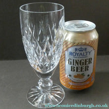 Load image into Gallery viewer, Vintage WATERFORD CRYSTAL "Boyne". PAIR of Large White Wine / Champagne Glasses
