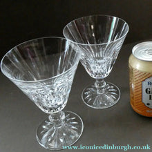 Load image into Gallery viewer, WATERFORD CRYSTAL "Eileen" PAIR OF RED WINE GLASSES. Each 5 1/2 inches in height
