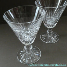 Load image into Gallery viewer, WATERFORD CRYSTAL "Eileen" PAIR OF RED WINE GLASSES. Each 5 1/2 inches in height
