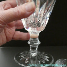 Load image into Gallery viewer, WATERFORD CRYSTAL "Eileen" PAIR OF RED WINE GLASSES. Each 5 1/2 inches in height
