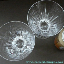 Load image into Gallery viewer, WATERFORD CRYSTAL "Eileen" PAIR OF RED WINE GLASSES. Each 5 1/2 inches in height
