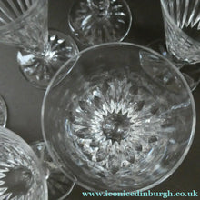Load image into Gallery viewer, WATERFORD CRYSTAL "Eileen". SET OF SIX Sherry or Port Glasses. Each 4 1/2 inches in height

