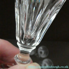 Load image into Gallery viewer, WATERFORD CRYSTAL "Eileen". SET OF SIX Sherry or Port Glasses. Each 4 1/2 inches in height
