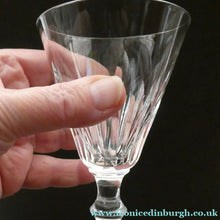 Load image into Gallery viewer, WATERFORD CRYSTAL "Eileen" SINGLE. Small White Wine Glass. 5 inches in height
