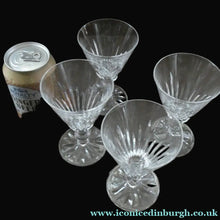 Load image into Gallery viewer, WATERFORD CRYSTAL "Eileen" SINGLE. Small White Wine Glass. 5 inches in height
