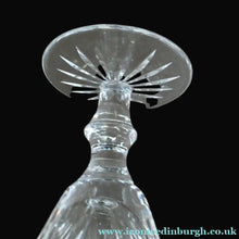 Load image into Gallery viewer, WATERFORD CRYSTAL "Eileen" SINGLE White Wine or Claret Glass. 5 1/4 inches in height 
