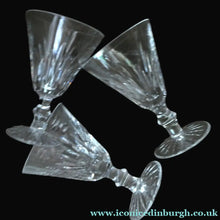 Load image into Gallery viewer, WATERFORD CRYSTAL "Eileen" SINGLE White Wine or Claret Glass. 5 1/4 inches in height 
