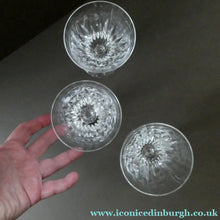 Load image into Gallery viewer, WATERFORD CRYSTAL "Eileen" SINGLE White Wine or Claret Glass. 5 1/4 inches in height 
