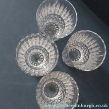 Load image into Gallery viewer, Vintage WATERFORD CRYSTAL "Maeve" Smaller 5 oz Tumbler. SET OF FOUR. Each 3 1/2  inches in height
