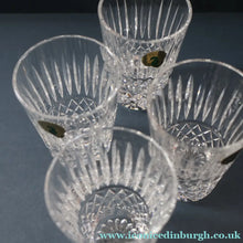 Load image into Gallery viewer, Vintage WATERFORD CRYSTAL "Maeve" Smaller 5 oz Tumbler. SET OF FOUR. Each 3 1/2  inches in height
