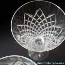 Load image into Gallery viewer, Waterford Crystal. Large Conical Champagne Flute. Tyrone Pattern. 7 1/8 inches - VINTAGE CRYSTAL GLASSES
