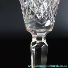 Load image into Gallery viewer, Waterford Crystal. Large Conical Champagne Flute. Tyrone Pattern. 7 1/8 inches - VINTAGE CRYSTAL GLASSES
