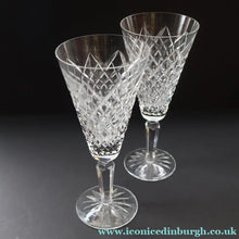 Load image into Gallery viewer, Waterford Crystal. Large Conical Champagne Flute. Tyrone Pattern. 7 1/8 inches - VINTAGE CRYSTAL GLASSES
