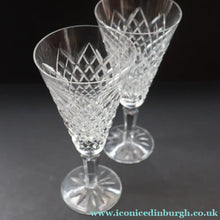 Load image into Gallery viewer, Waterford Crystal. Large Conical Champagne Flute. Tyrone Pattern. 7 1/8 inches - VINTAGE CRYSTAL GLASSES
