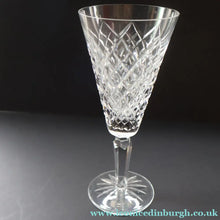 Load image into Gallery viewer, Waterford Crystal. Large Conical Champagne Flute. Tyrone Pattern. 7 1/8 inches - VINTAGE CRYSTAL GLASSES
