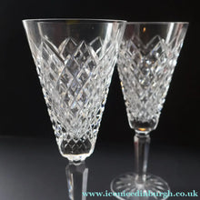 Load image into Gallery viewer, Waterford Crystal. Large Conical Champagne Flute. Tyrone Pattern. 7 1/8 inches - VINTAGE CRYSTAL GLASSES
