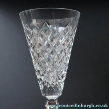 Load image into Gallery viewer, Waterford Crystal. Large Conical Champagne Flute. Tyrone Pattern. 7 1/8 inches - VINTAGE CRYSTAL GLASSES
