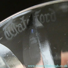 Load image into Gallery viewer, Vintage WATERFORD CRYSTAL "Boyne". PAIR of Large White Wine / Champagne Glasses
