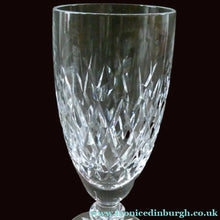 Load image into Gallery viewer, Vintage WATERFORD CRYSTAL "Boyne". PAIR of Large White Wine / Champagne Glasses
