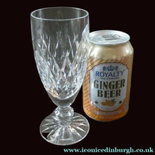 Load image into Gallery viewer, Vintage WATERFORD CRYSTAL "Boyne". PAIR of Large White Wine / Champagne Glasses
