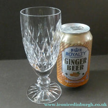Load image into Gallery viewer, Vintage WATERFORD CRYSTAL "Boyne". PAIR of Large White Wine / Champagne Glasses
