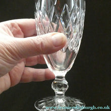 Load image into Gallery viewer, Vintage WATERFORD CRYSTAL "Boyne". PAIR of Large White Wine / Champagne Glasses
