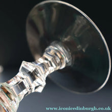 Load image into Gallery viewer, PAIR OF Vintage WATERFORD CRYSTAL "Dunmore"  White Wine or Claret Glass. 5 1/4  inches
