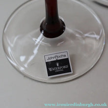 Load image into Gallery viewer, Rare John Rocha for Waterford Crystal. Pair of Large LUME Red Wine Glasses. In Presentation Box. 500 ml
