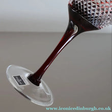 Load image into Gallery viewer, Rare John Rocha for Waterford Crystal. Pair of Large LUME Red Wine Glasses. In Presentation Box. 500 ml
